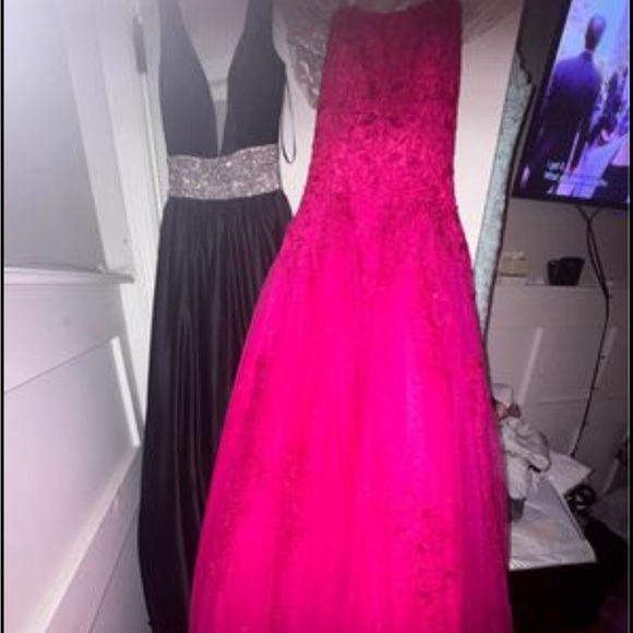 Pink Jovani Ball Gown - Picture 2 of 5